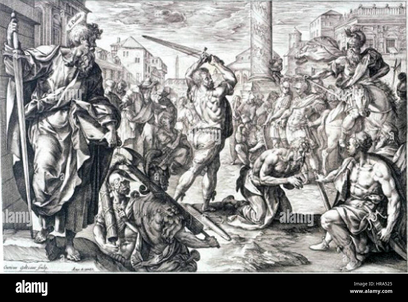 Saint Pauls Martyrium Stockfoto