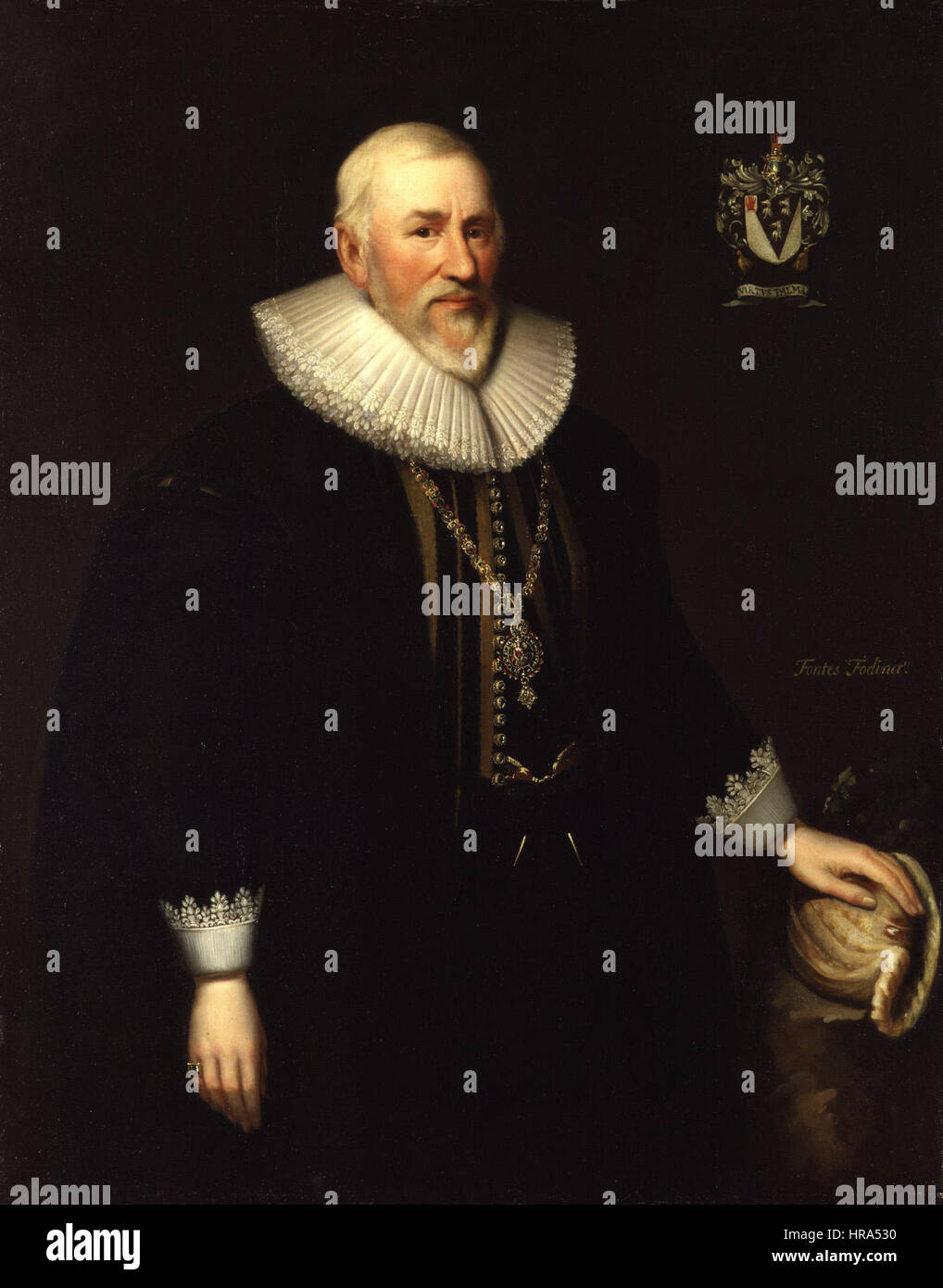 Sir Hugh Myddelton, 1. Bt von Cornelius Johnson Stockfoto