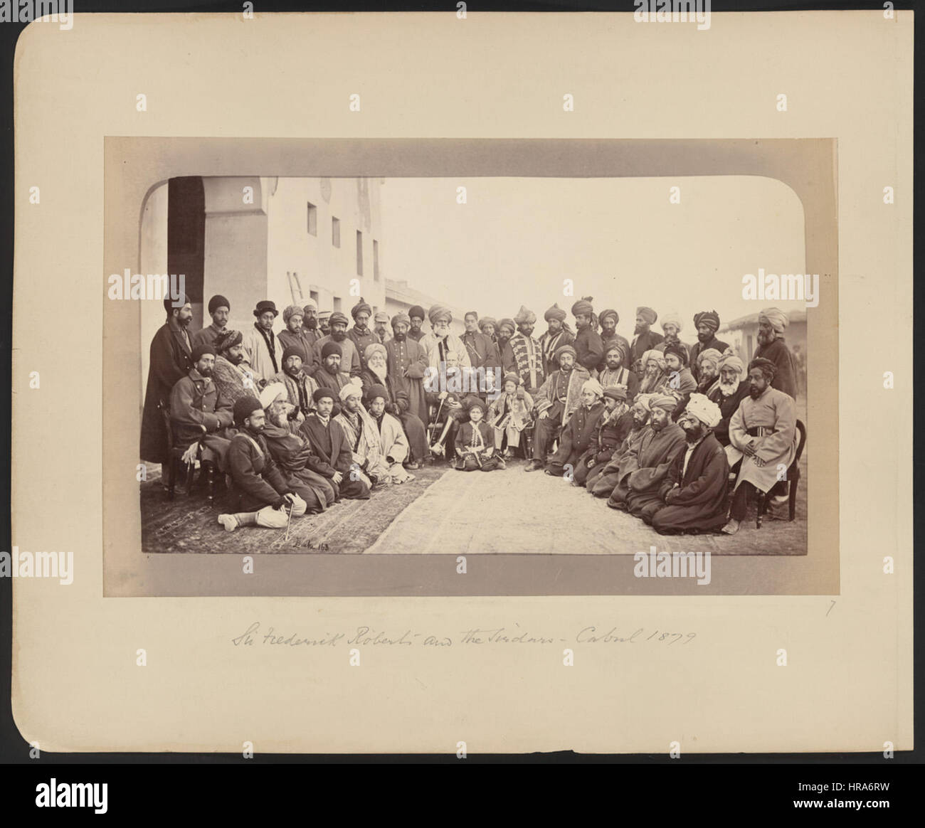 Sir Frederick Roberts und der Sirdars von Kabul, 1879 WDL11463 Stockfoto