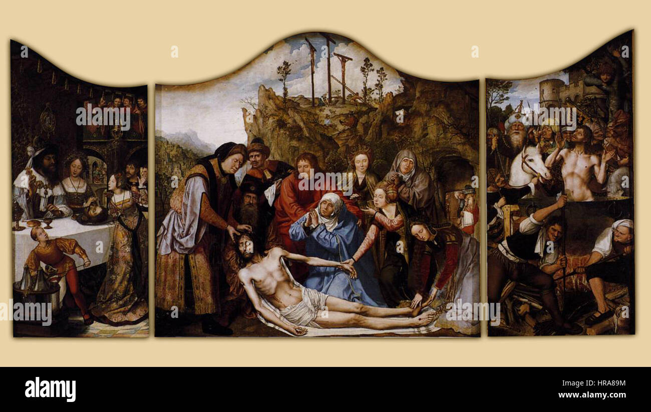 Quinten Massijs (I) - Johannes Altarbild - WGA14270 Stockfoto