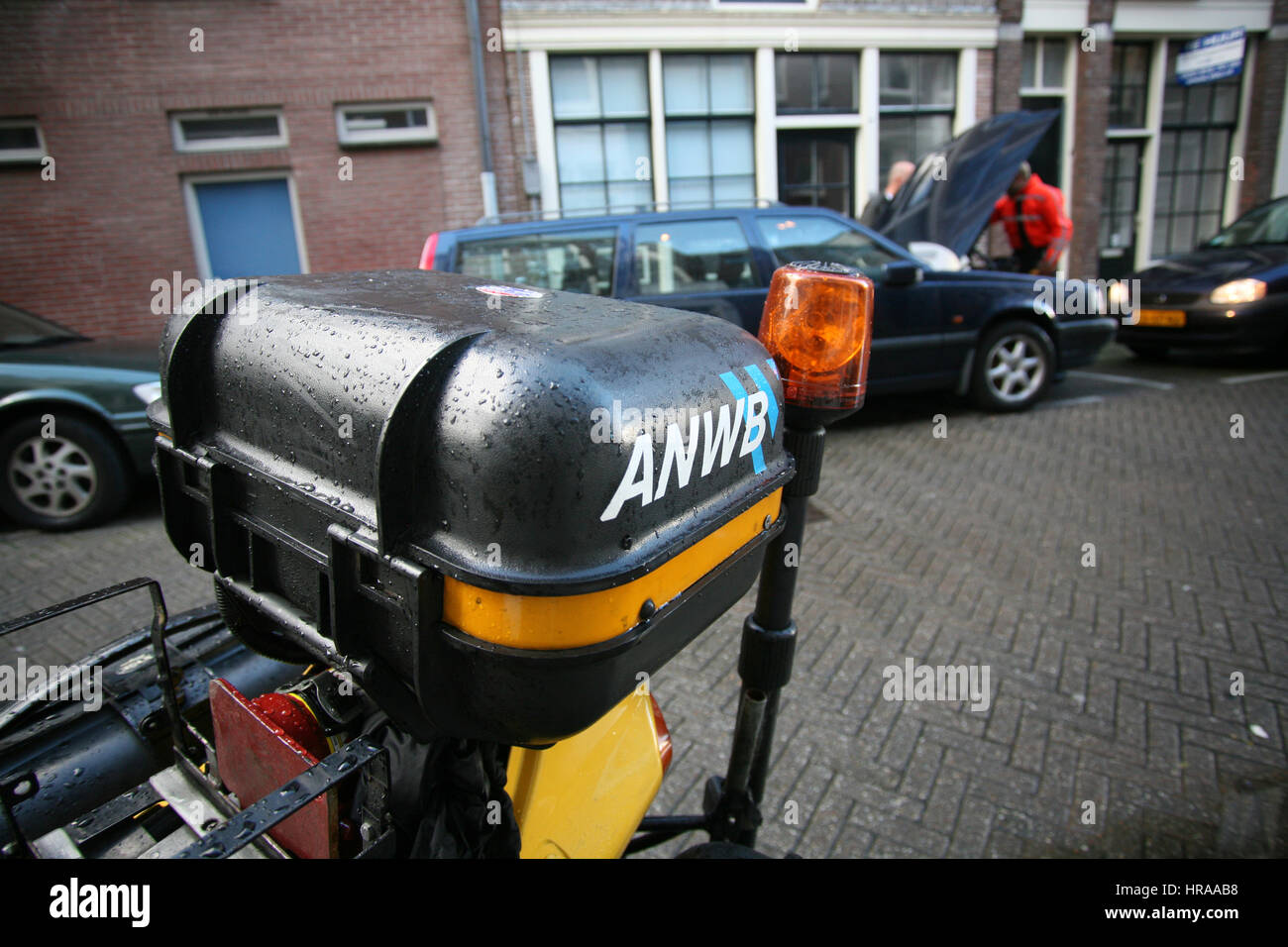 Triple-A-Service in den Niederlanden (ANWB) Stockfoto