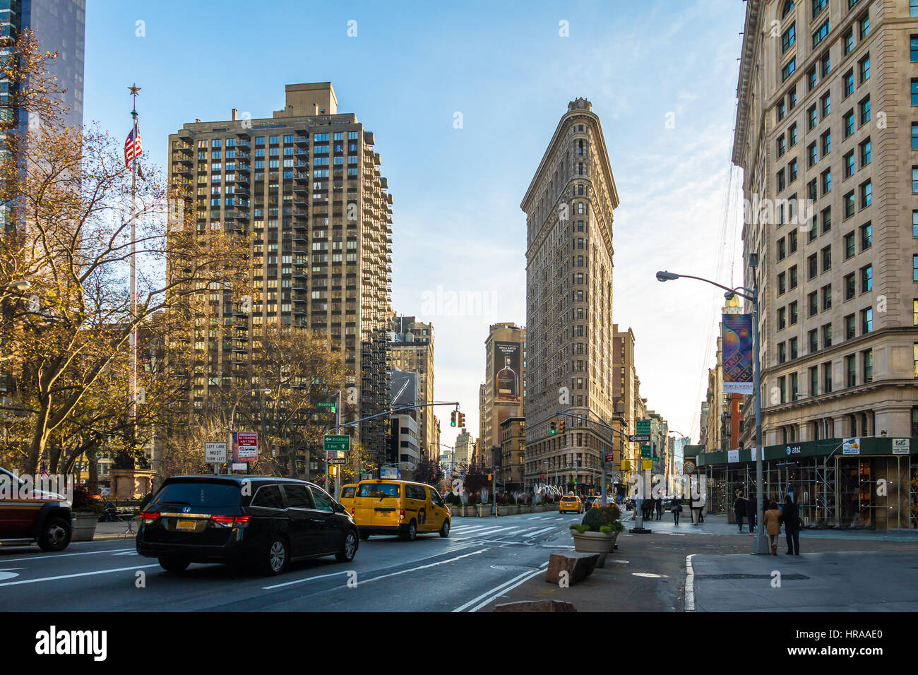 Flatiron Building - New York City, USA Stockfoto