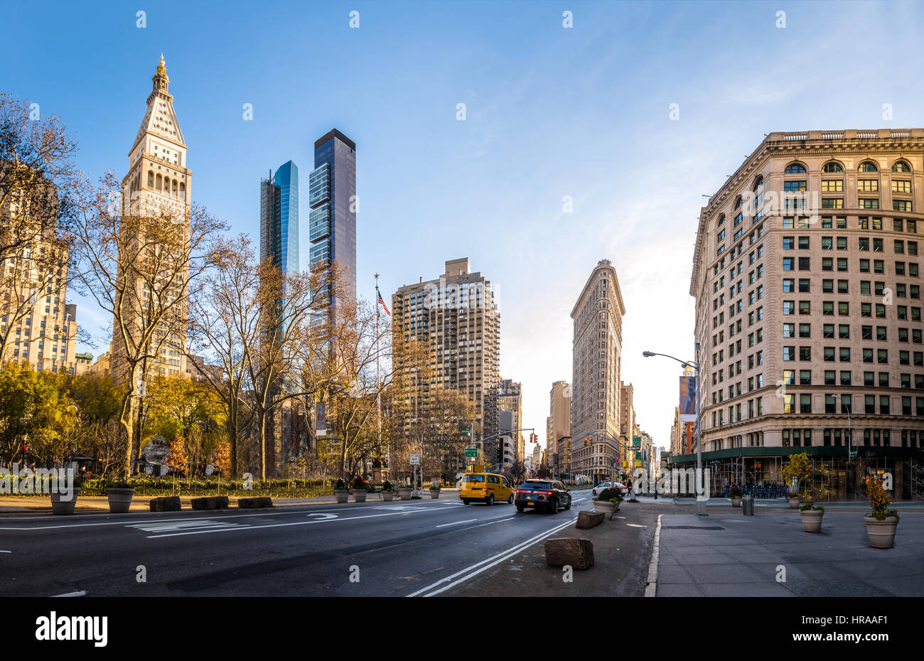 Gebäude nahe Madison Square Park - New York City, USA Stockfoto