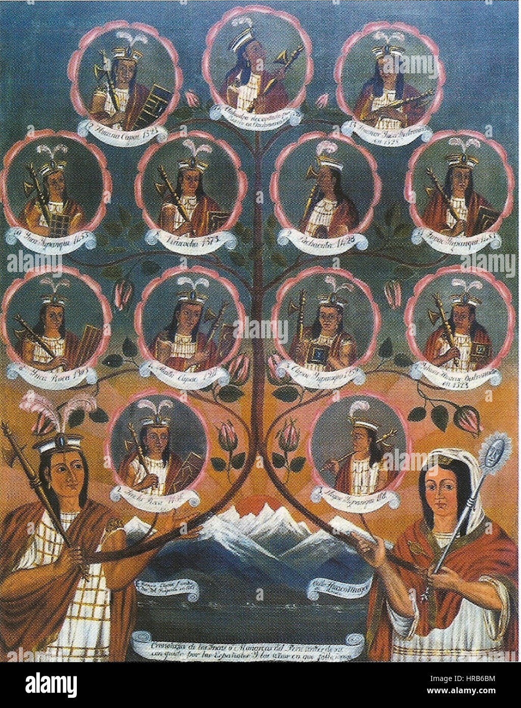 Sapa-inkakuna Stockfoto