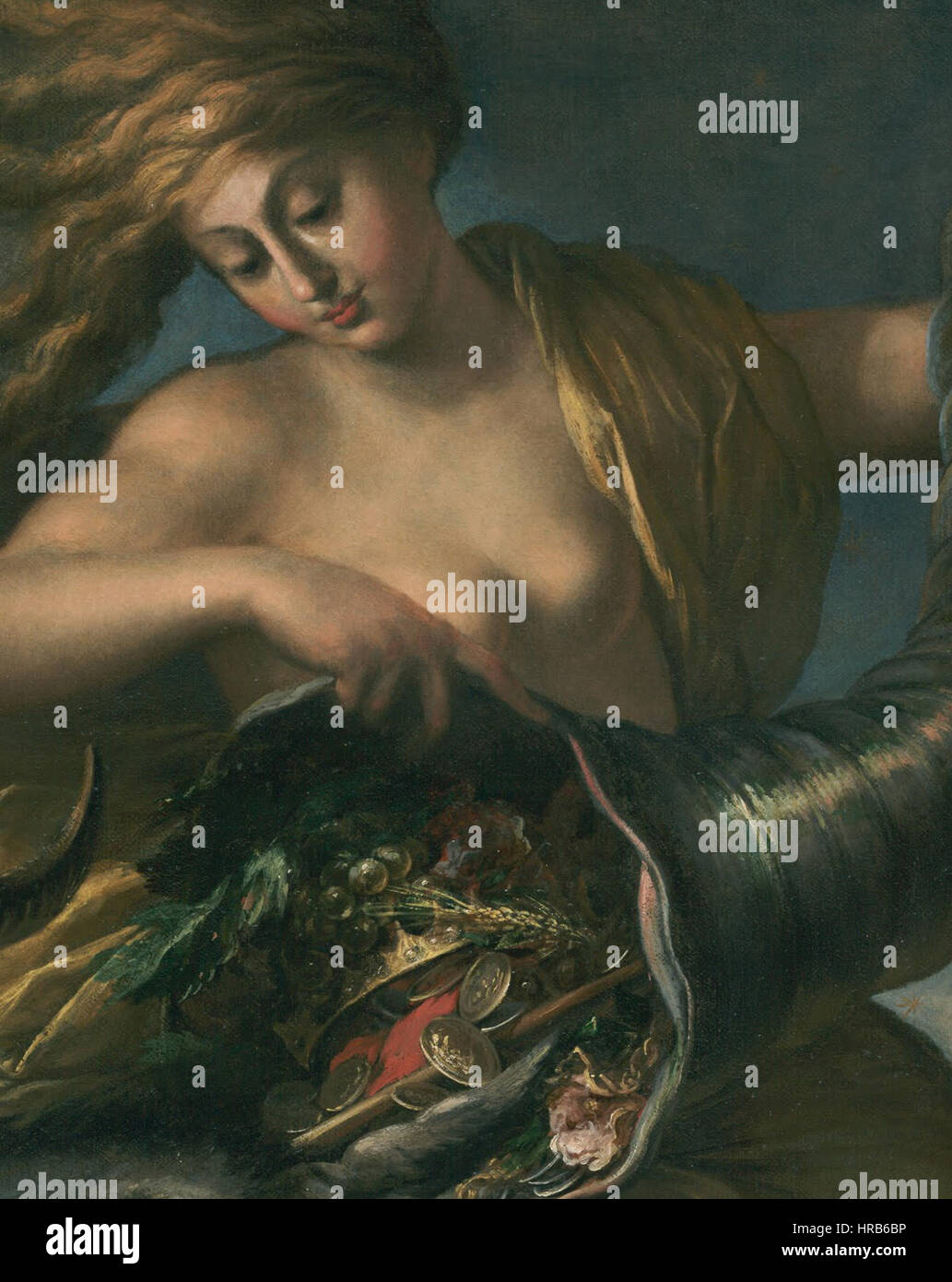 Salvator Rosa (Italienisch - Allegorie des Glücks - Google Art Project) detail Stockfoto
