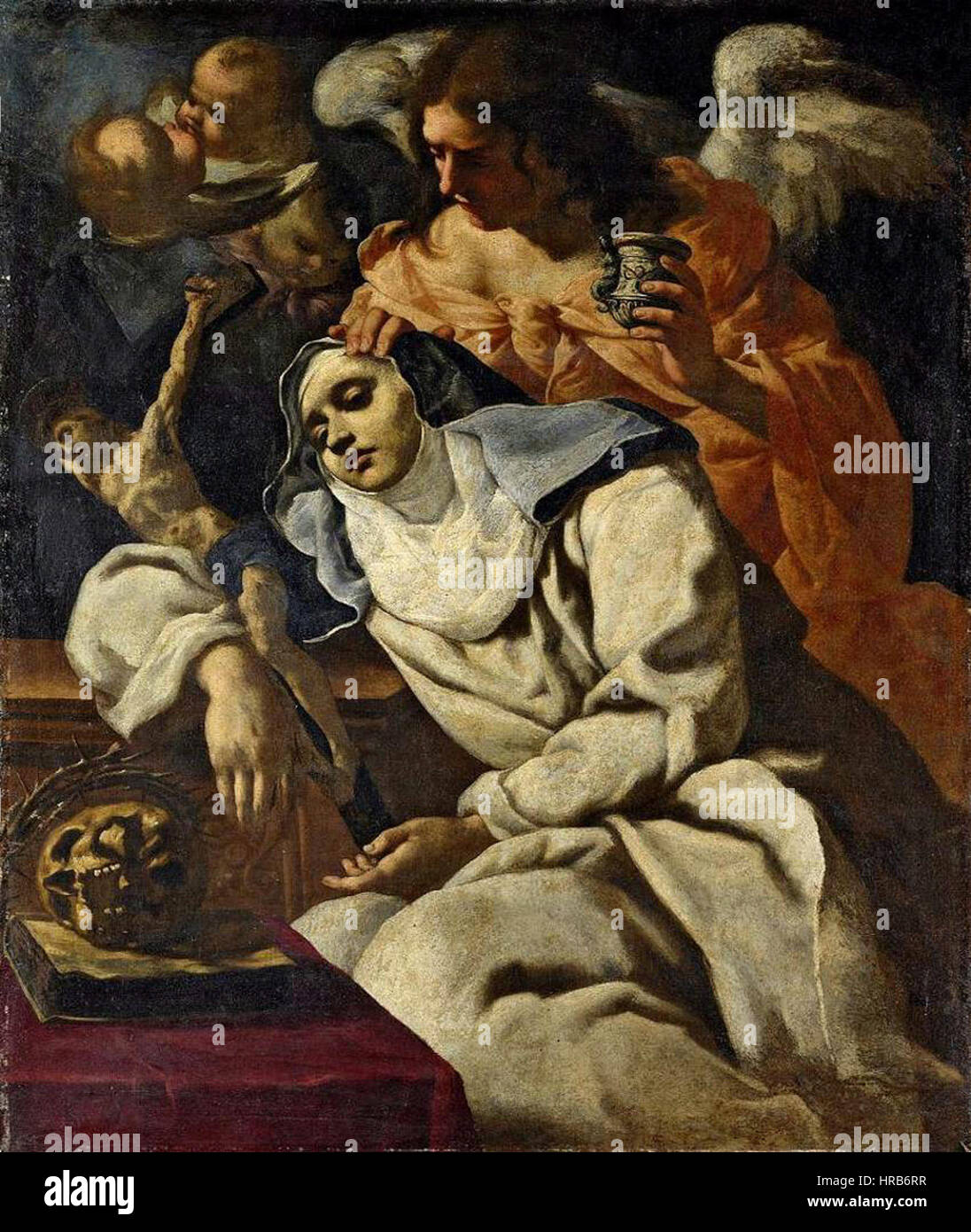 Alessandro Rosi - Estasi di Santa Maria Maddalena de ' Pazzi Stockfoto