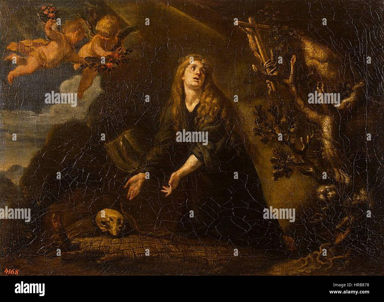 Reuigen Maria Magdalena Stockfoto