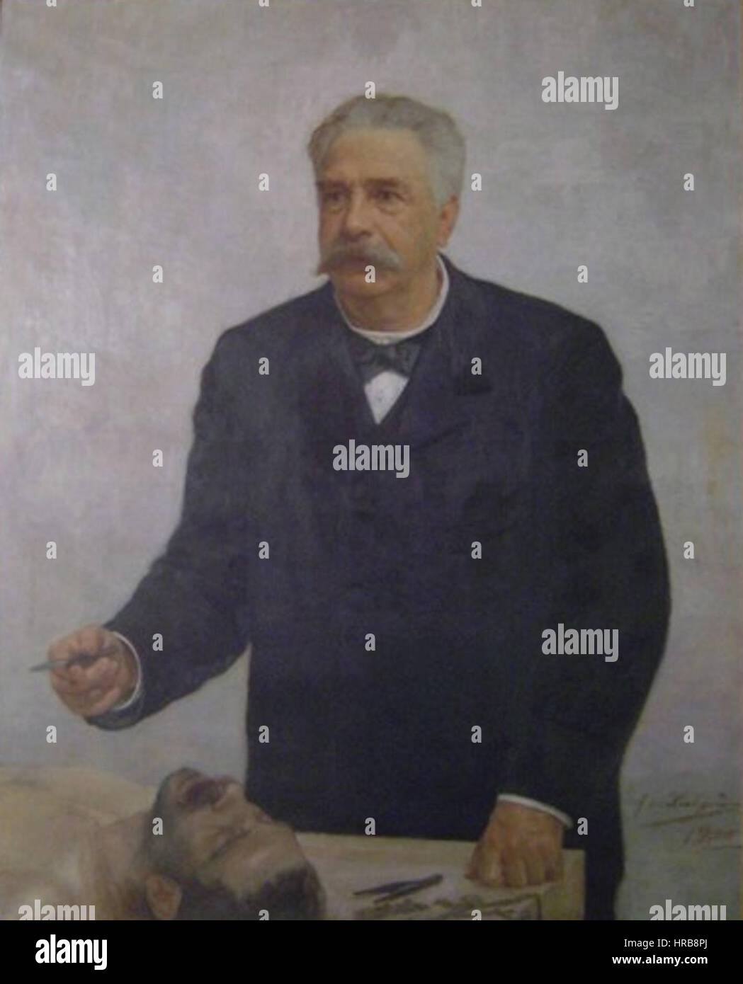 Retrato de Manuel Bento de Sousa (1900) - Veloso Salgado Stockfoto