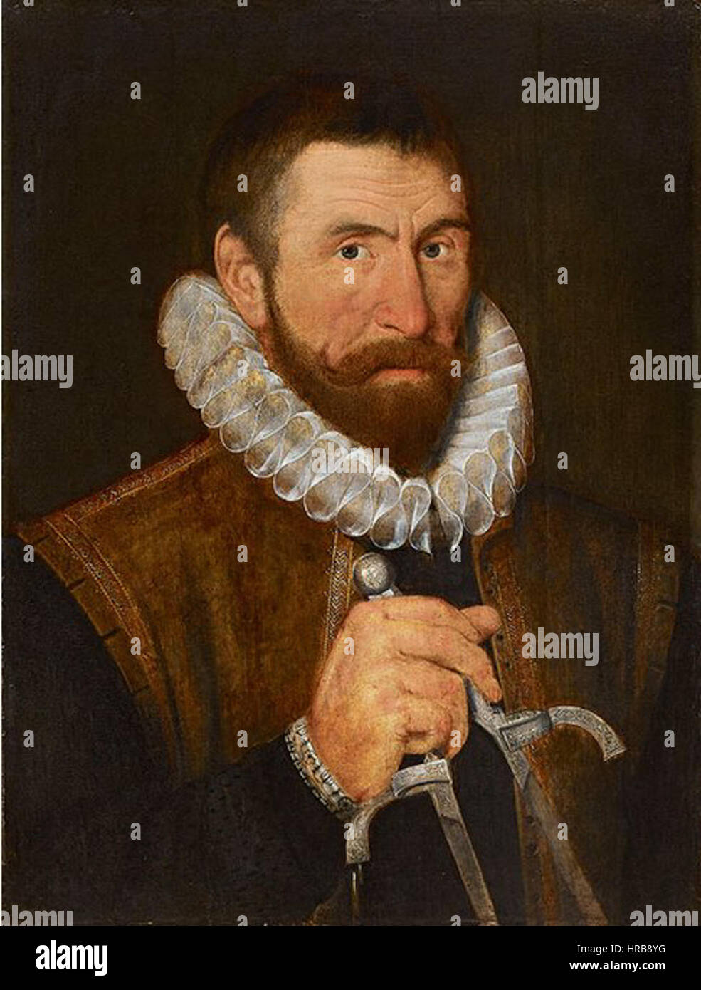 Britischer Architekt Ralph Simons eines unbekannten Künstlers, um 1595 Stockfoto