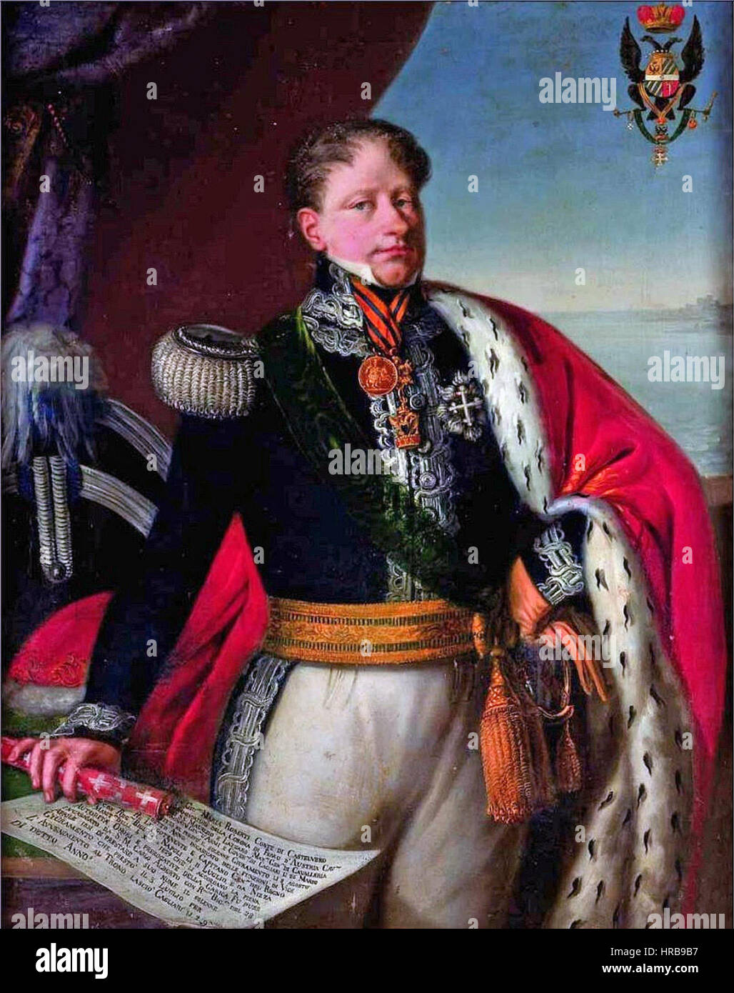 Ritratto di Giovanni Maria Roberti di Castelvetro Stockfoto Ritratto di Giovanni Maria Roberti di Castelvetro Stockfoto