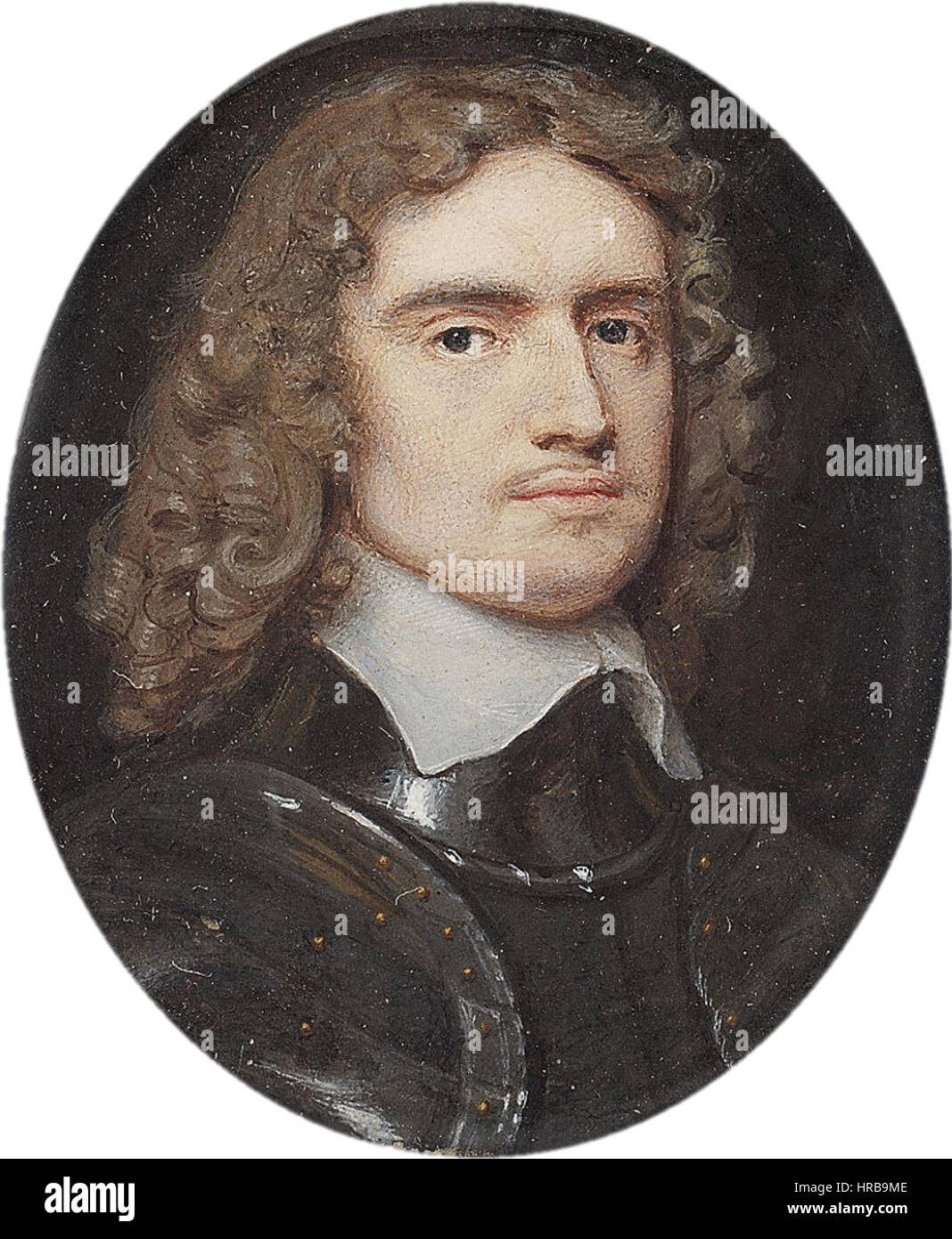 Sir Richard Fanshawe tragen Messing besetzte Rüstung und Rasen Kragen - Samuel Cooper Stockfoto