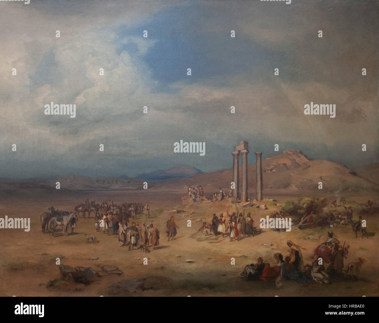 Rottmann - Nemea 1850 Stockfoto