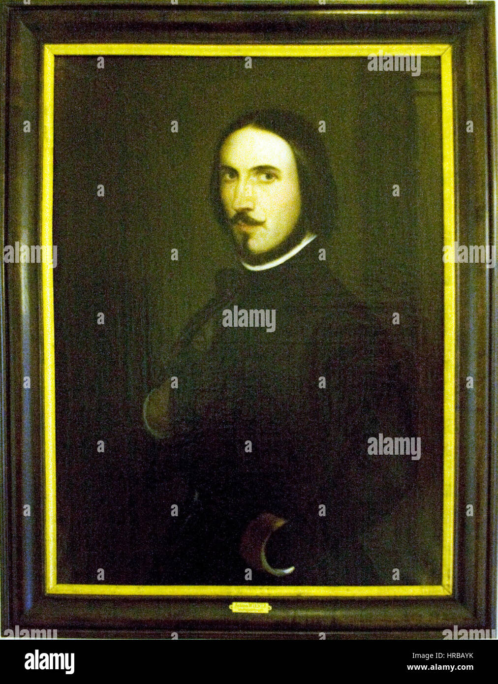 Selbstporträt von Antoine Wiertz Stockfoto