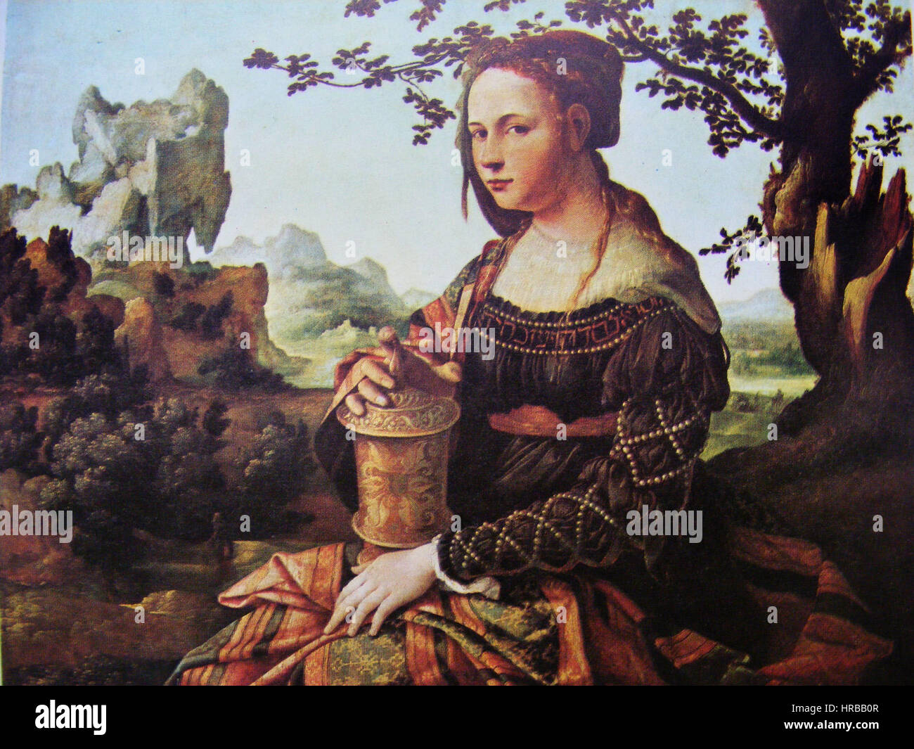 Scorel, Jan van - Maria Magdalena - 1530 s Stockfoto Scorel, Jan van - Maria Magdalena - 1530 s Stockfoto