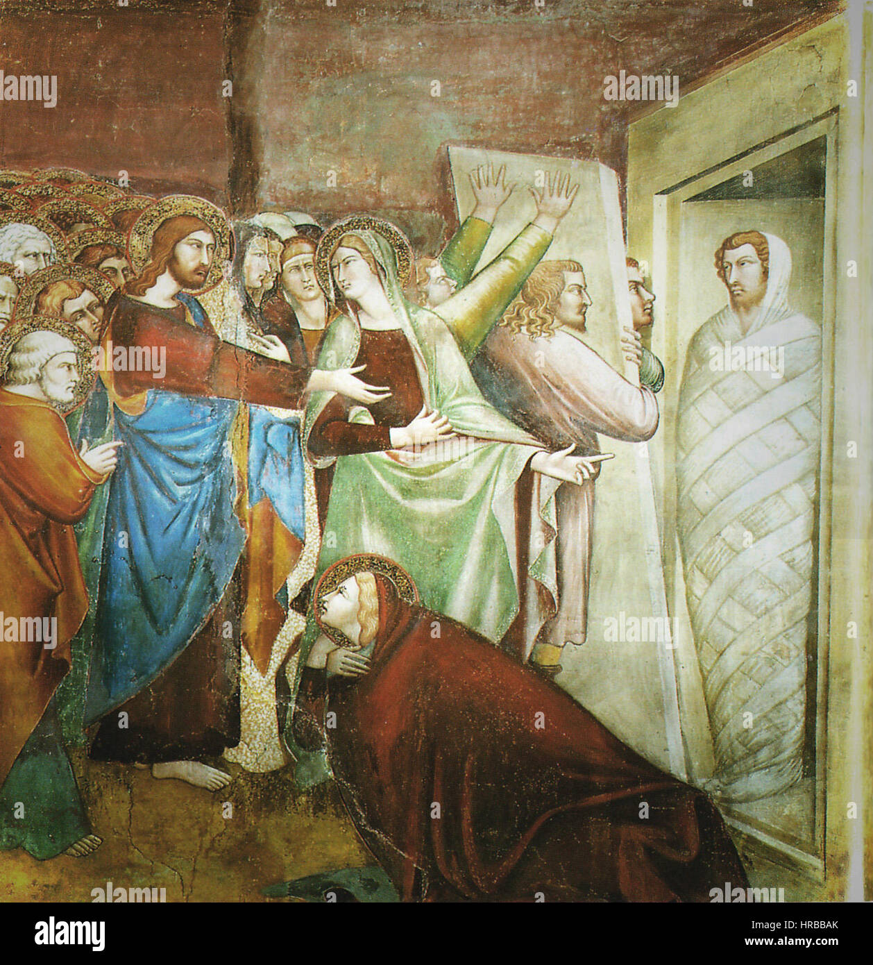 SG NT Auferweckung des Lazarus Lippi Memmo Stockfoto