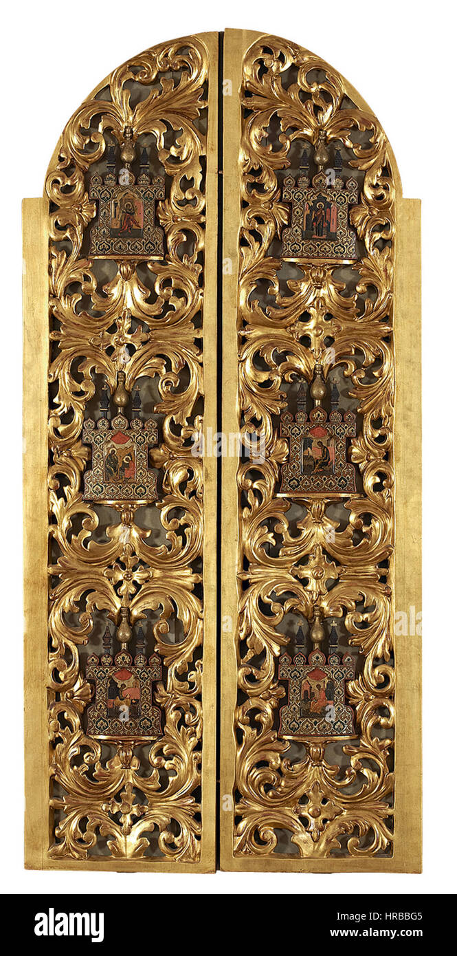 Rostov.Kremlin.Doors Stockfoto