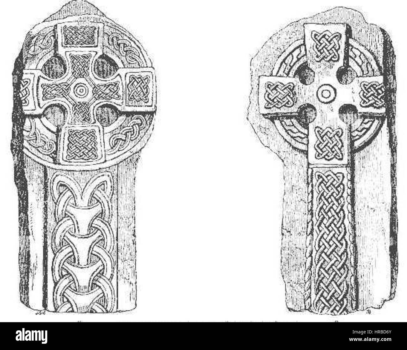 Runiccrosspicture Stockfoto