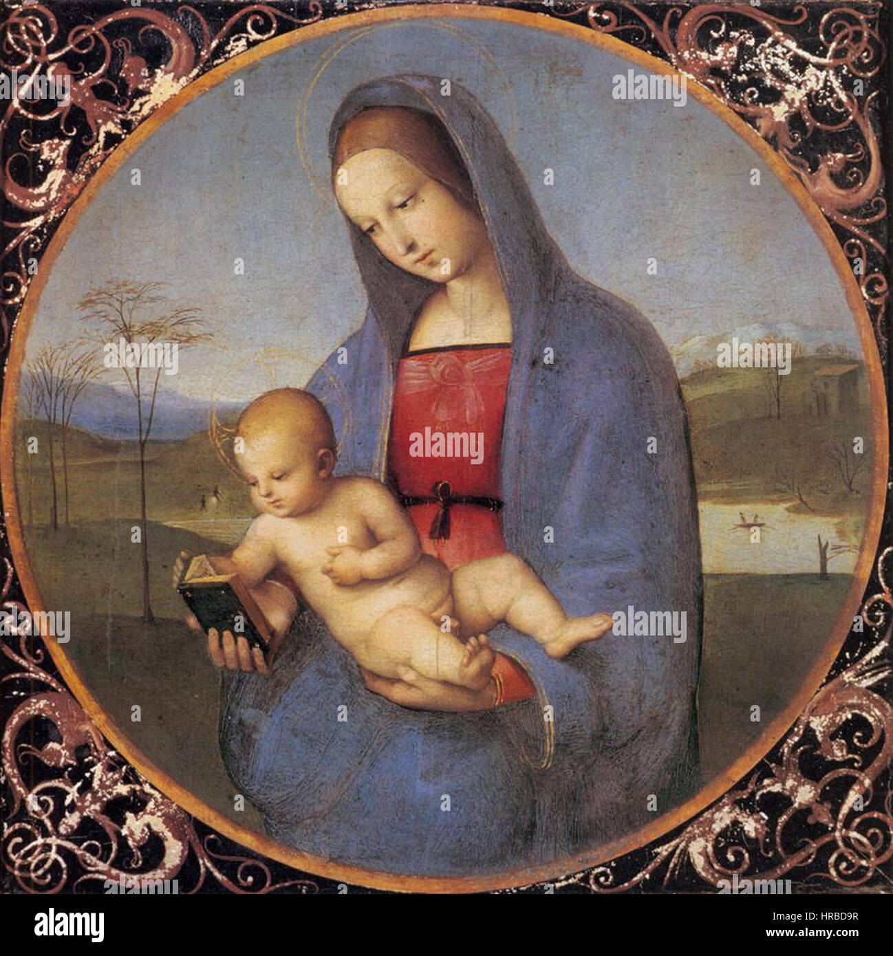 Raffaello Sanzio Madonna mit dem Buch (Madonna Conestabile