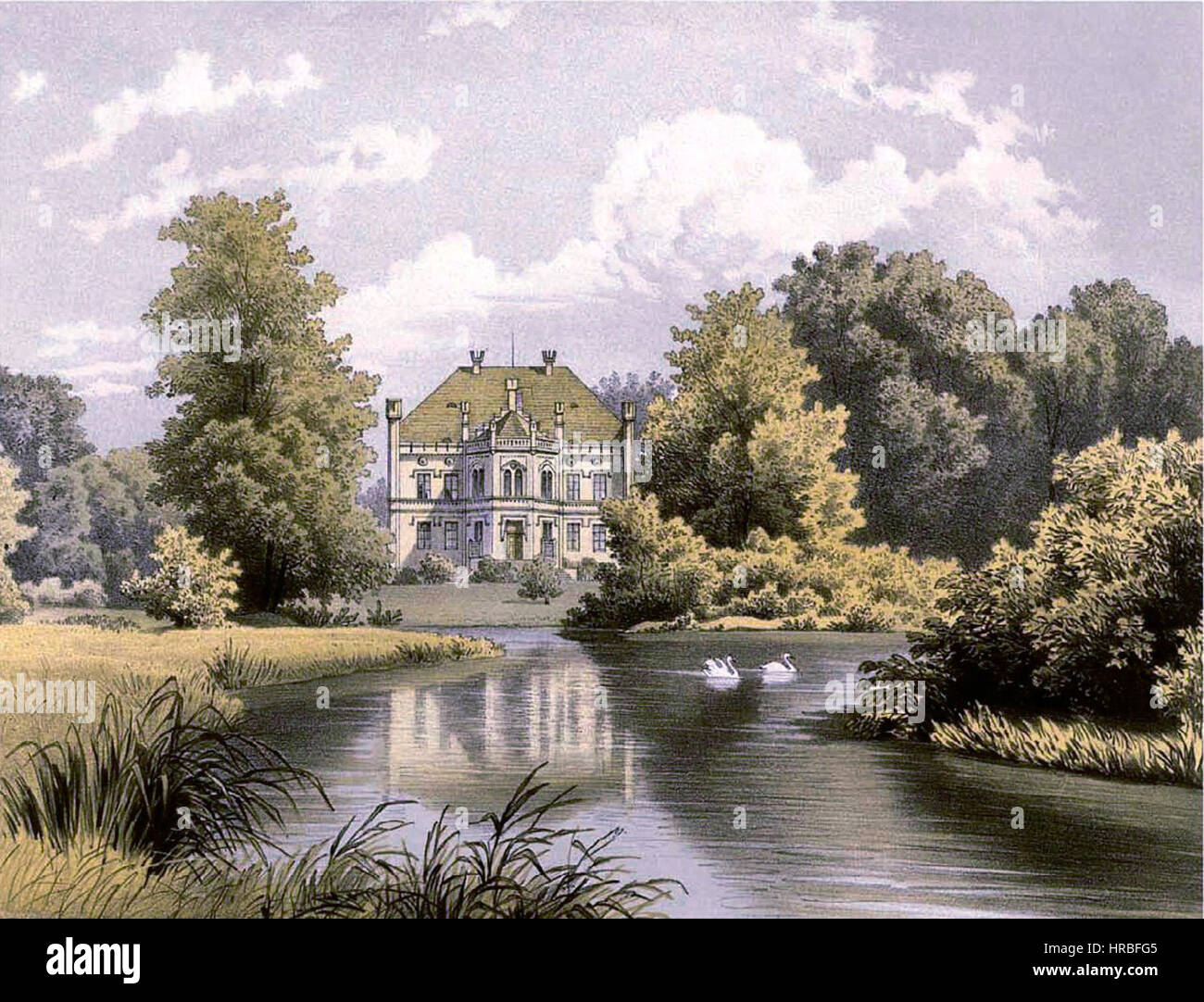 Rittergut Kaltwasser Sammlung Duncker Stockfoto