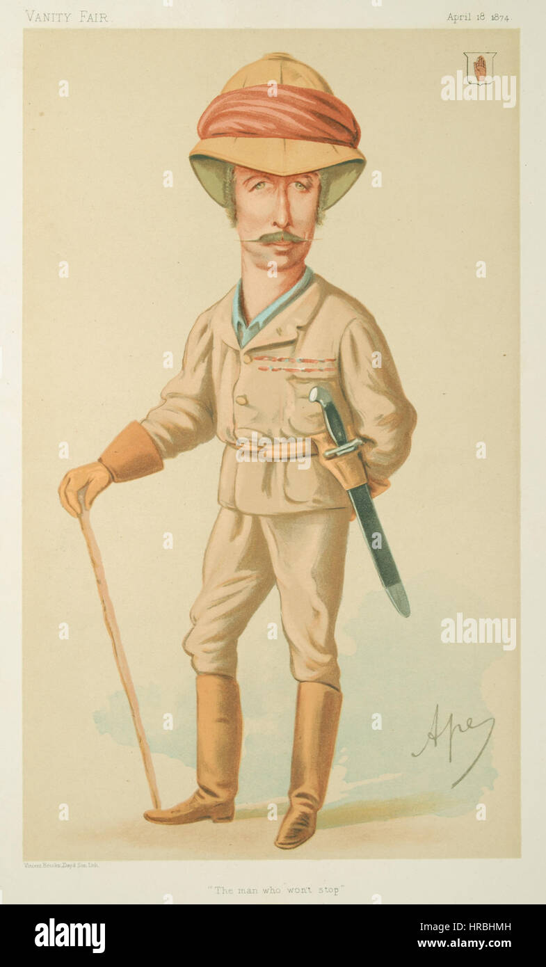 Garnet Joseph Wolseley, Vanity Fair, 1874-04-18 Stockfoto