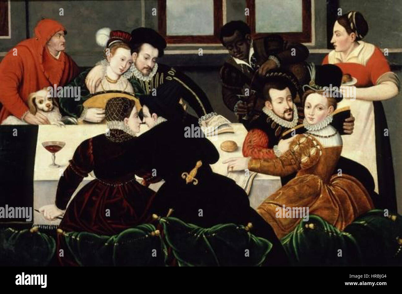 Schule von Fontainebleau aus dem 16. Jahrhundert Stockfoto