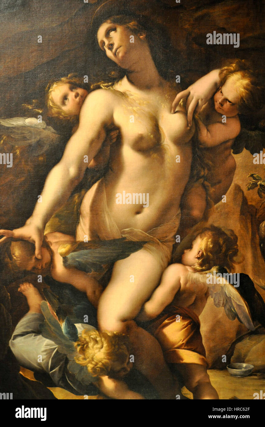 Santa Maria Maddalena gegenüber in Cielo Dagli Angeli - Morazzone (Cavallini-Sgarbi) Stockfoto