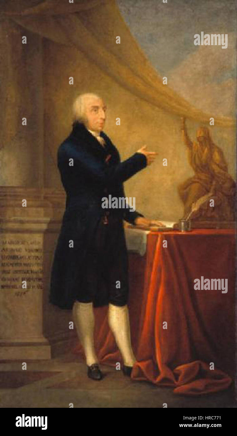 Ritratto del Marchese Carlo Arconati Visconti Stockfoto