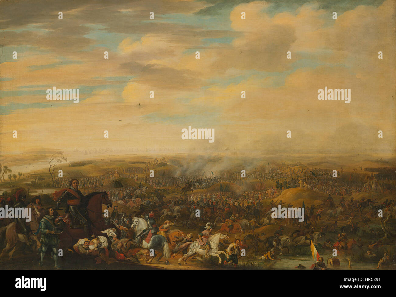 Schlacke Bij Nieuwpoort Stockfoto