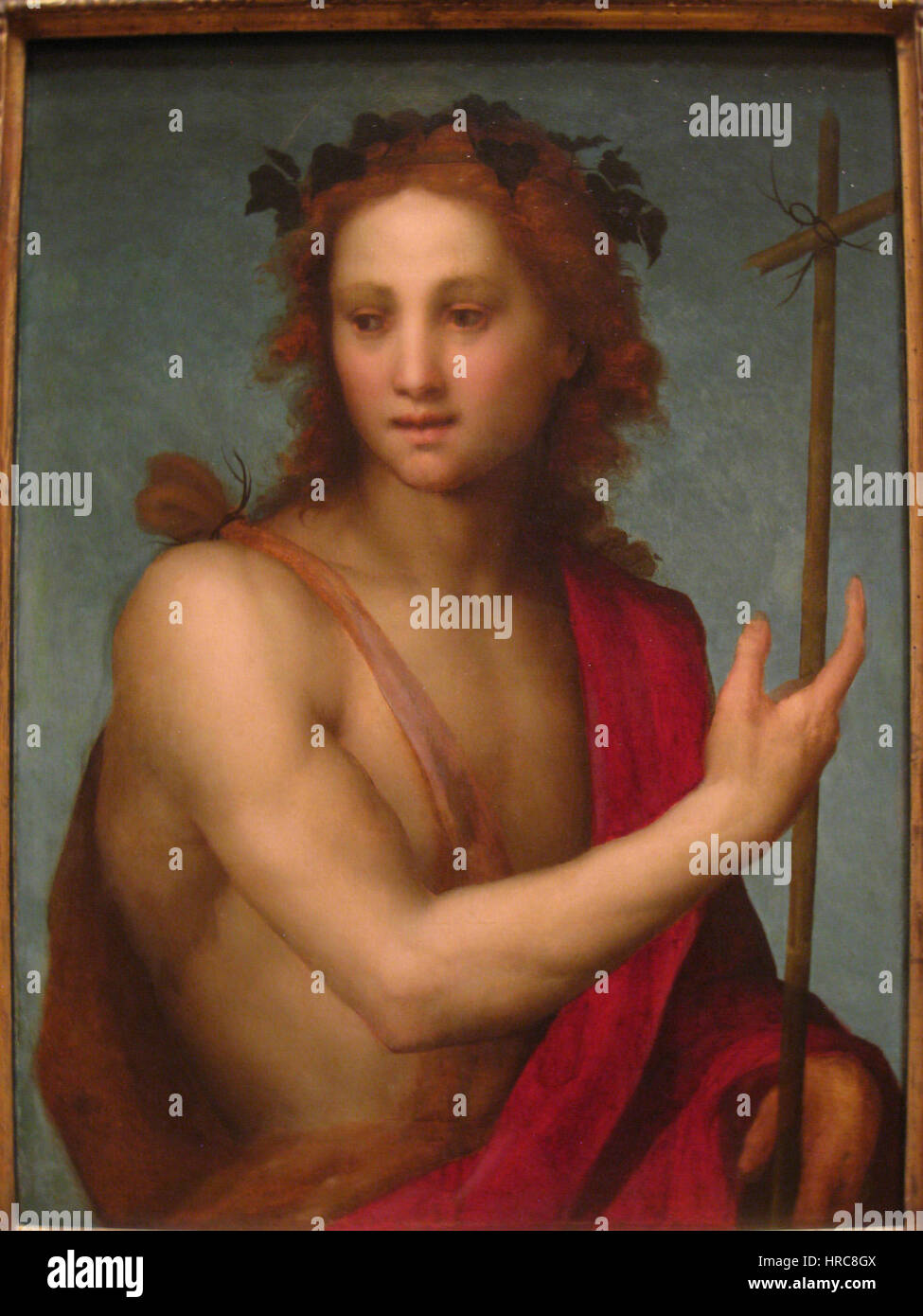 Der Heilige Johannes der Täufer, ca. 1517 von Andrea del Sarto (1486-1530) - IMG 7434 Stockfoto