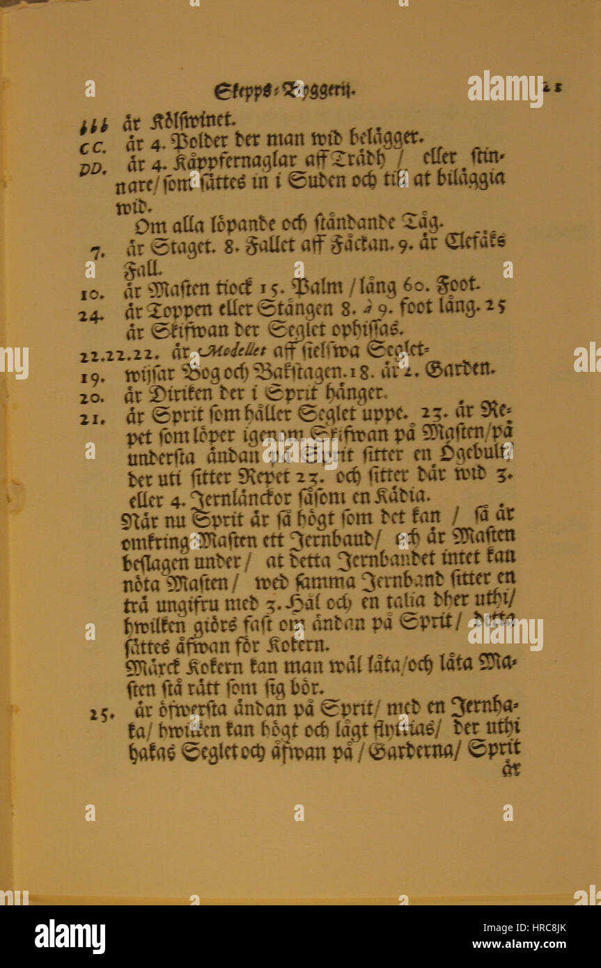 SkepsByggerij-p 21 Stockfoto