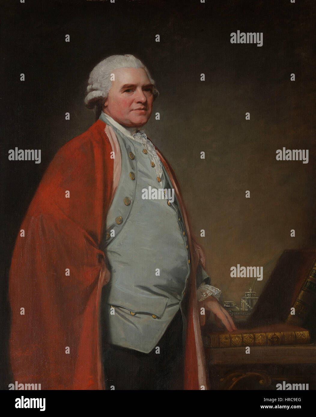 Herr Noah Thomas (1720-92) Stockfoto