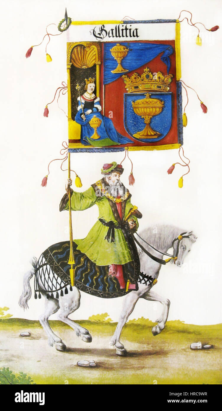 Reino de Galicia-Königreich von Galizien-Maximiliano Stockfoto