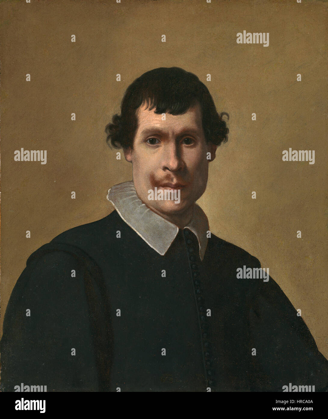 „Retrato de caballero“ (Porträt eines Gentleman) von Ceresa präsentiert eine formale Darstellung eines aristokratischen Mannes, die den Fokus des Künstlers auf Realismus und Details zeigt, die typisch für europäische Porträts des 17. Jahrhunderts sind. Stockfoto