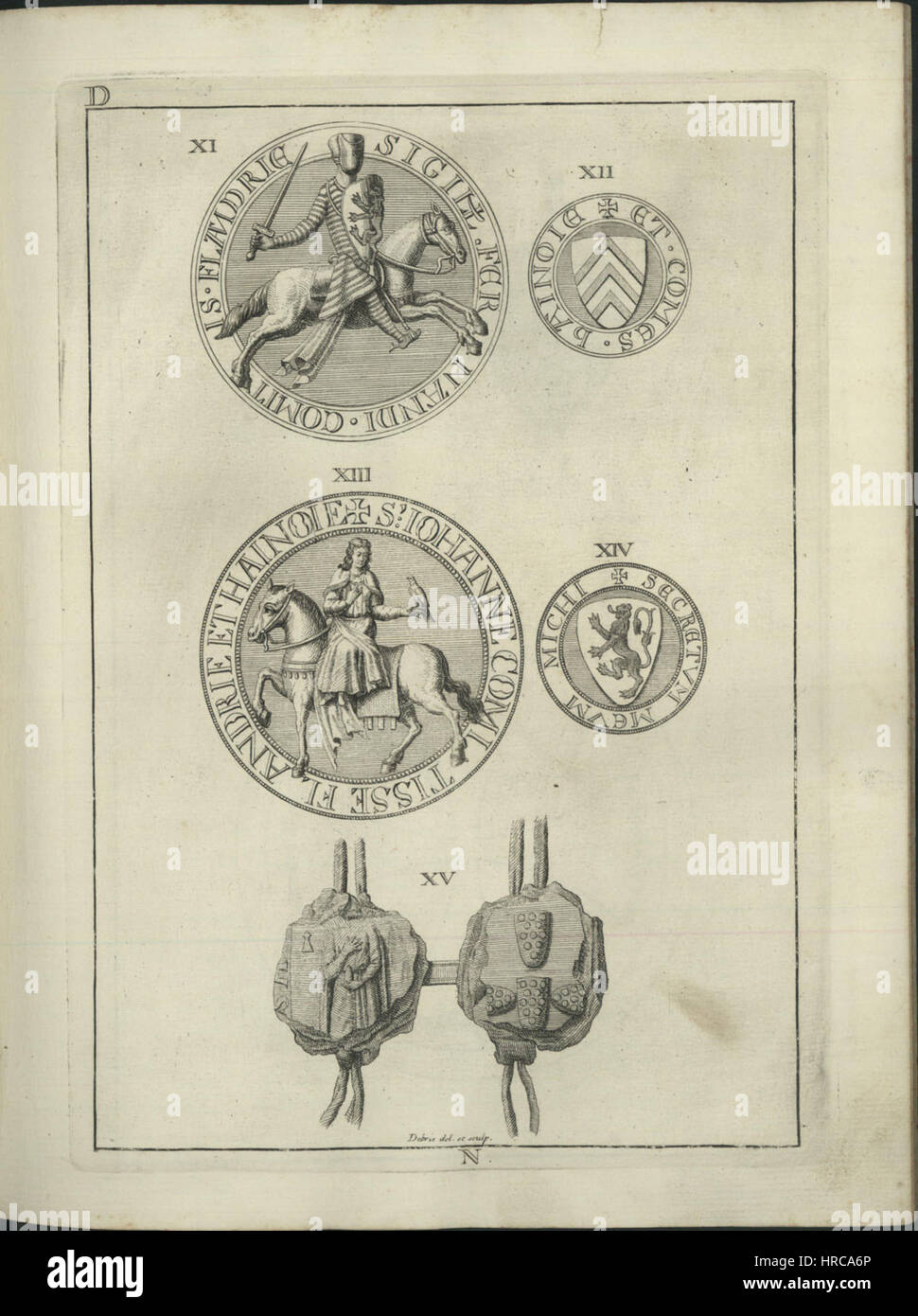 Dichtungen des königlichen Hauses von Portugal 02 Stockfoto