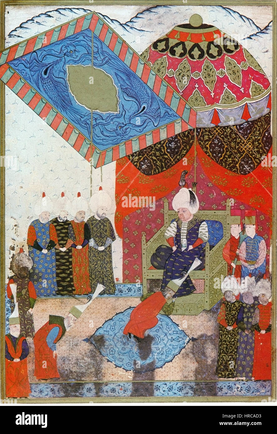 Selim II besteigt den Thron - B Stockfoto