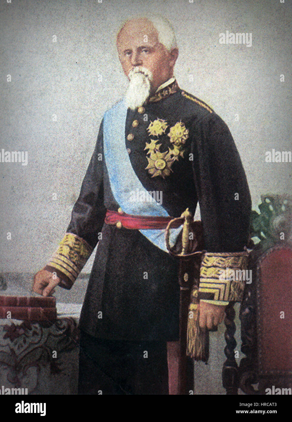 Rafael Acedo Rico y Amat ist ein spanischer Künstler, der für seine realistischen Porträts und detaillierten Darstellungen historischer Themen bekannt ist. Sein Werk spiegelt den kulturellen Reichtum des Spaniens des 19. Jahrhunderts wider. Stockfoto