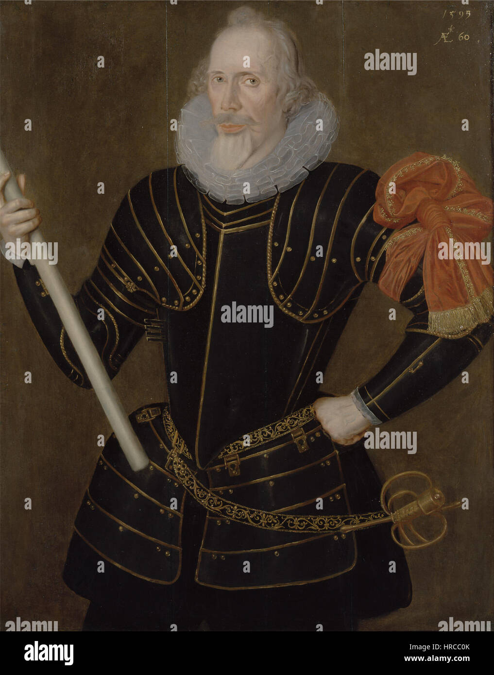 Robert Peake Elder Militärkommandant 1593 Stockfoto