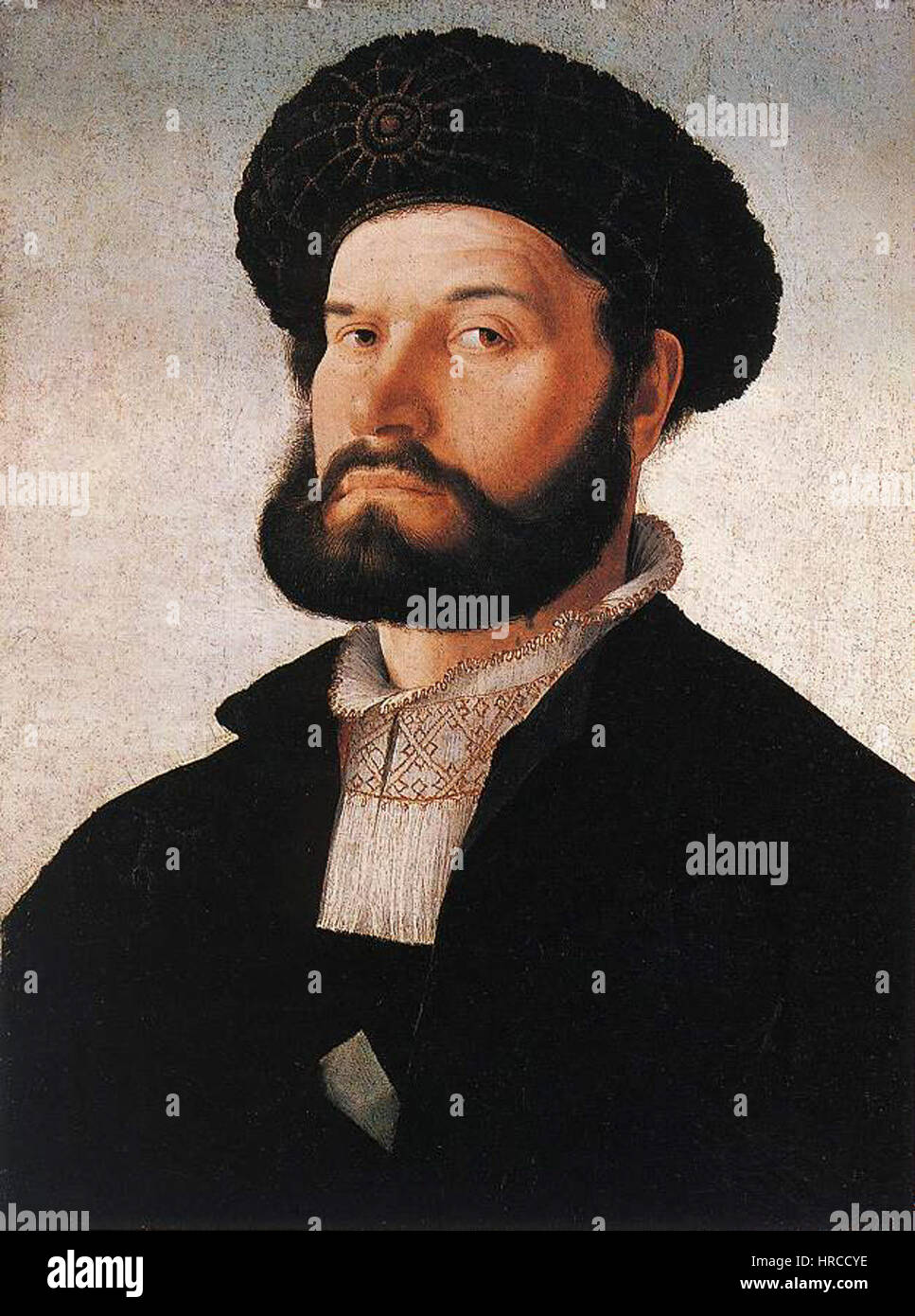 Scorel venezianischen Mann Stockfoto