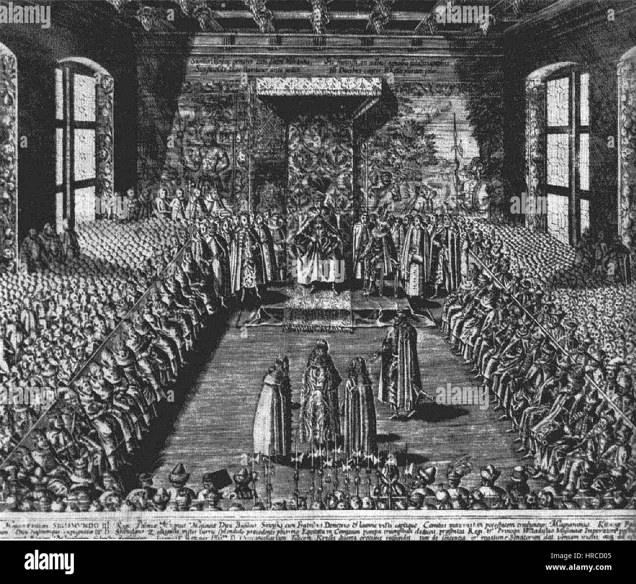 Senat Kammer schloss Warschau Stockfoto