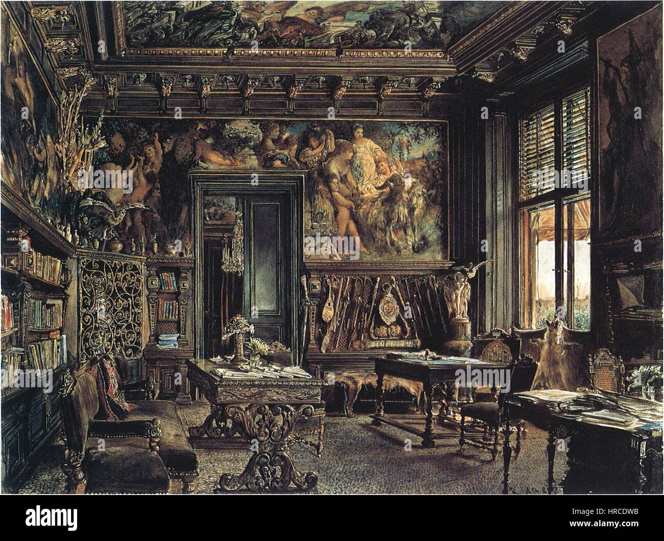 Rudolf Ritter von Alt 007 Stockfoto