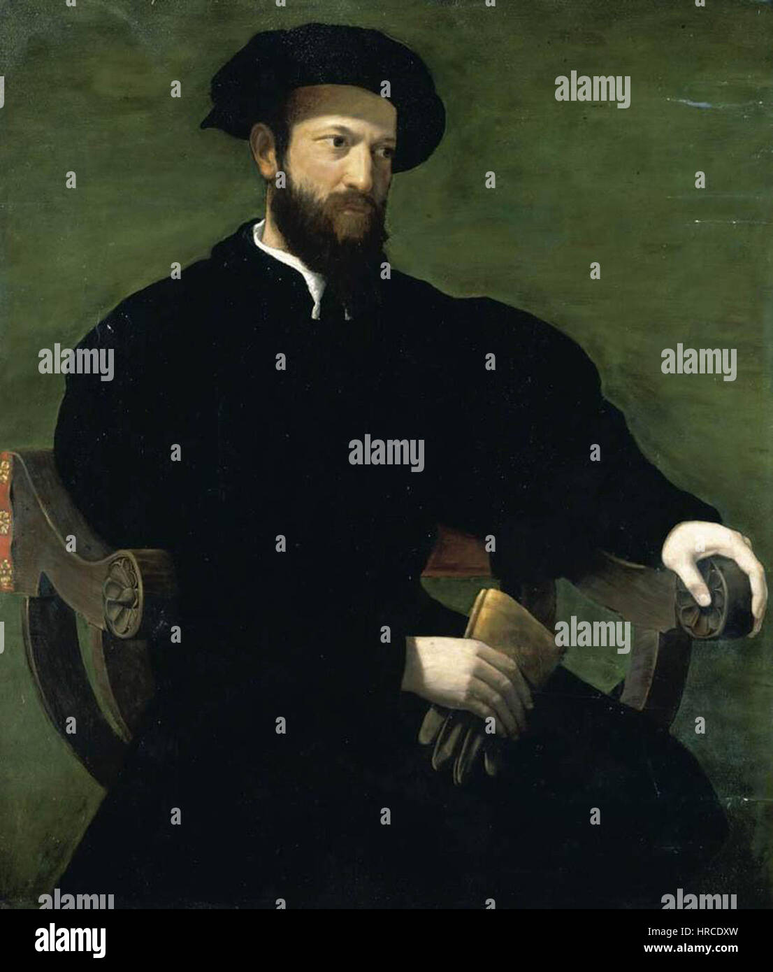 Francesco Salviati, Ritratto di gentiluomo Stockfoto