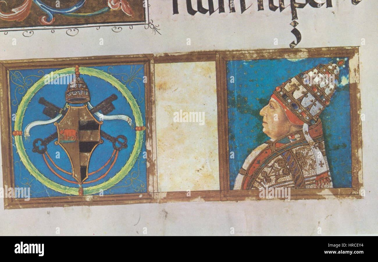 Ritratto Alexander VI Stockfoto