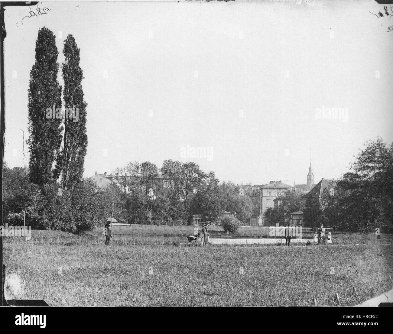 Rosental Leipzig um 1900 Stockfoto