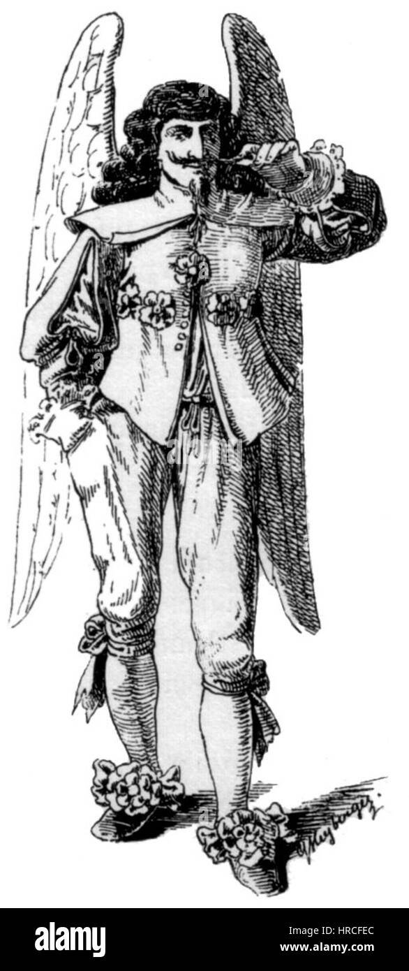 Sailer Sturz Luzifers Franzosenengel Stockfoto