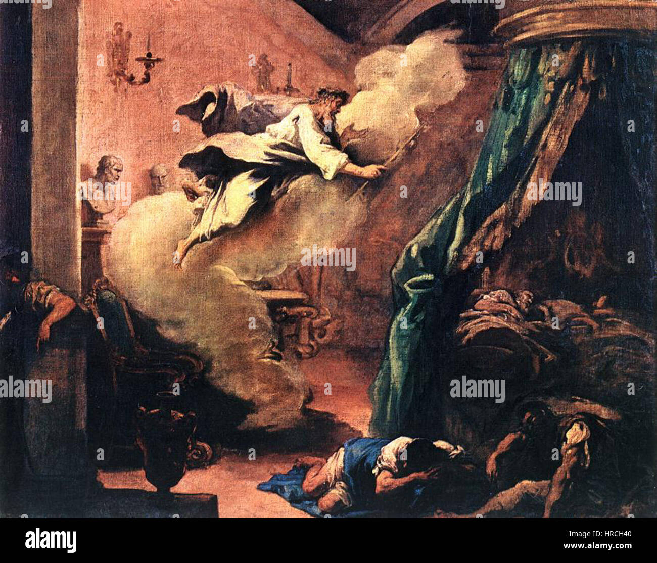 Sebastiano Ricci - Traum des Äskulap - WGA19411 Stockfoto