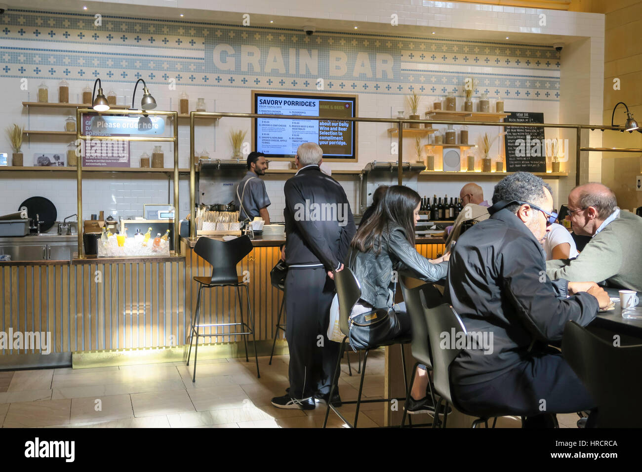 Der Great Northern Food Hall ist in Vanderbilt Hall im Grand Central Terminal, New York City, USA Stockfoto