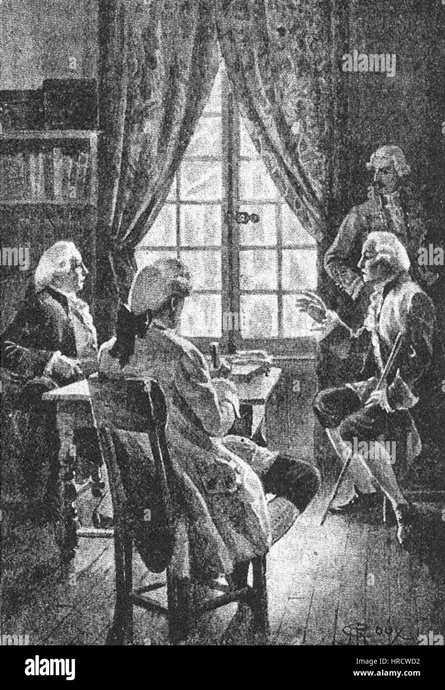 Eine Illustration aus Jules Vernes Roman "Das Geheimnis von William Storitz", geschrieben im Jahr 1898 und erstmals veröffentlicht im Jahr 1910 mit Änderungen seines Sohnes Michel, gezeichnet von George Roux, einem französischen Künstler und Illustrator. Stockfoto