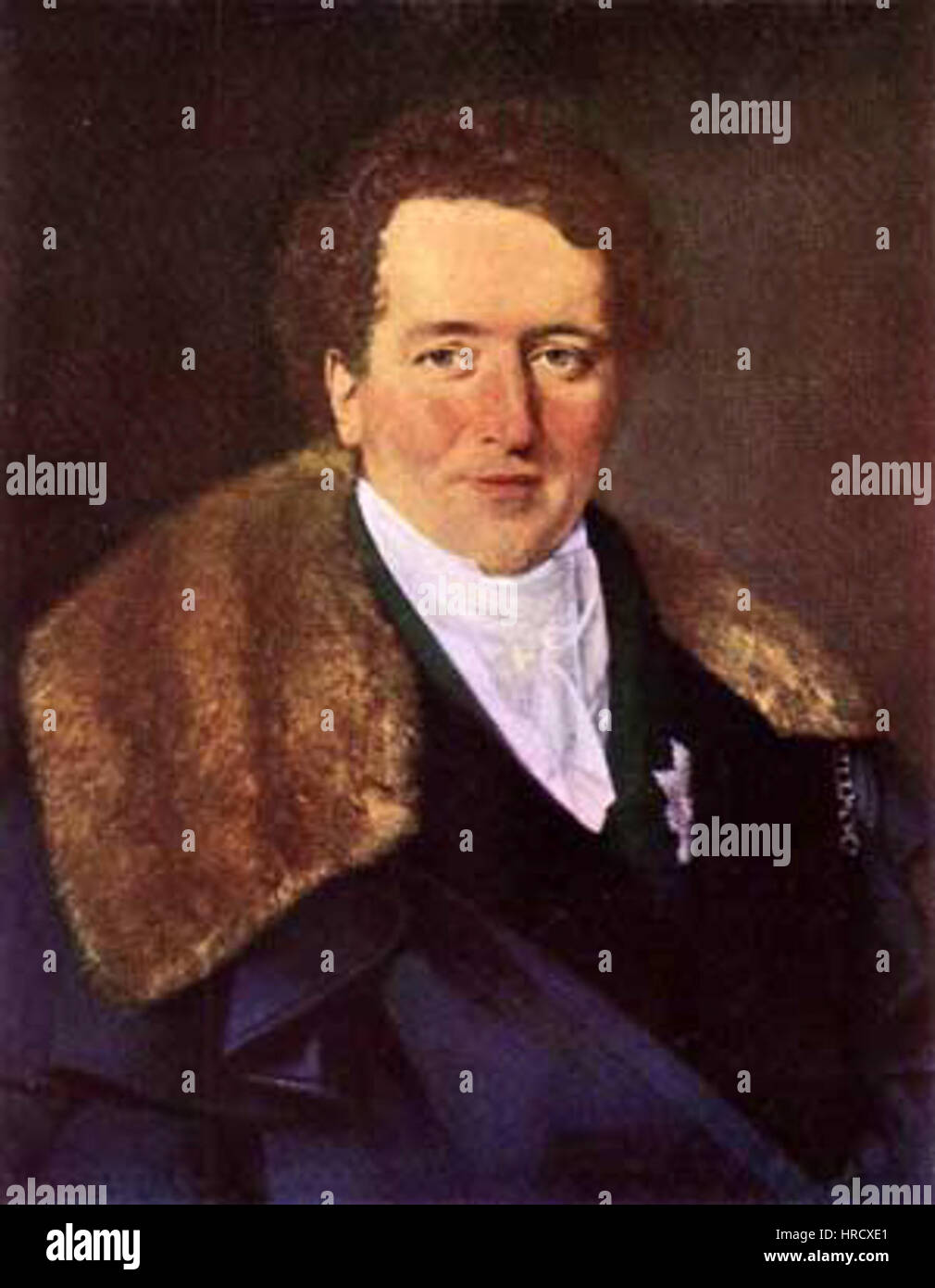 * Christian 8* ist ein königliches Porträt, das die Figur des Königs Christian VIII. Von Dänemark zeigt. Das Kunstwerk hebt seine königliche Präsenz und die Symbolik seiner Krone und königlichen Kleidung hervor und unterstreicht seine Rolle in der dänischen Monarchie und die politische Macht, die er während seiner Regierungszeit innehatte. Stockfoto