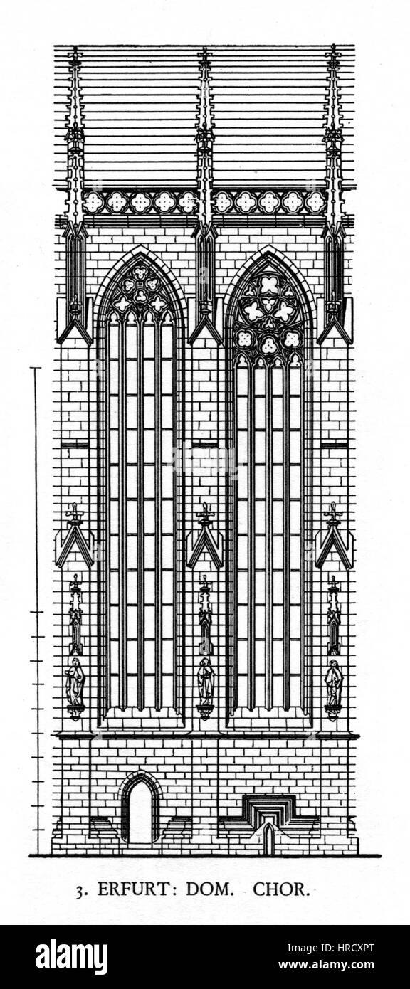 Dehio 468 Erfurt Stockfoto