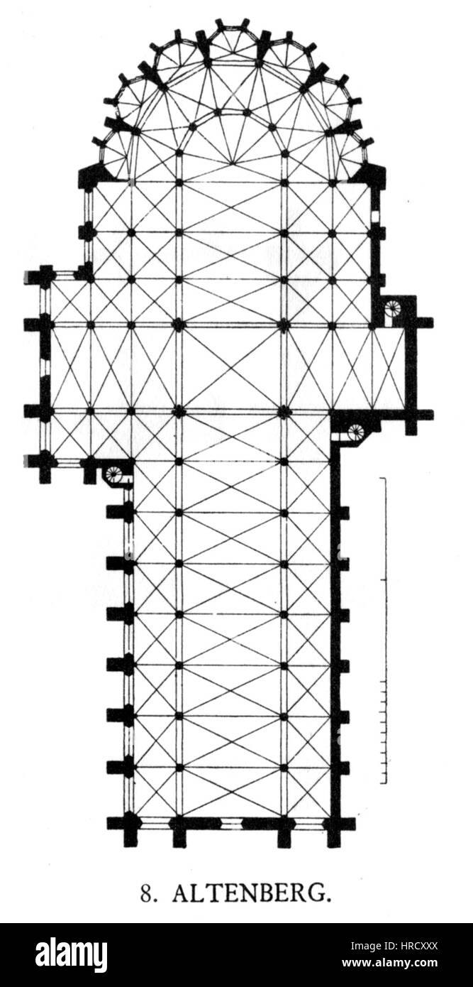 Dehio 447 Altenberg Stockfoto